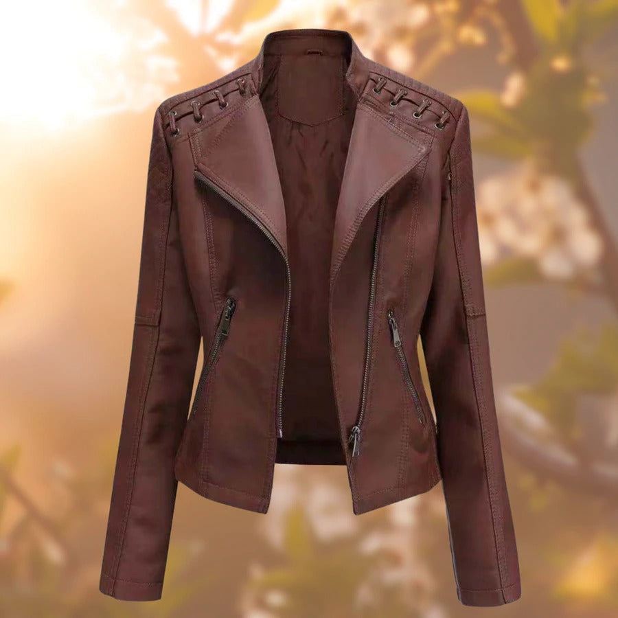 Classic Jacket with Clean Structure and Regular Shape for Women