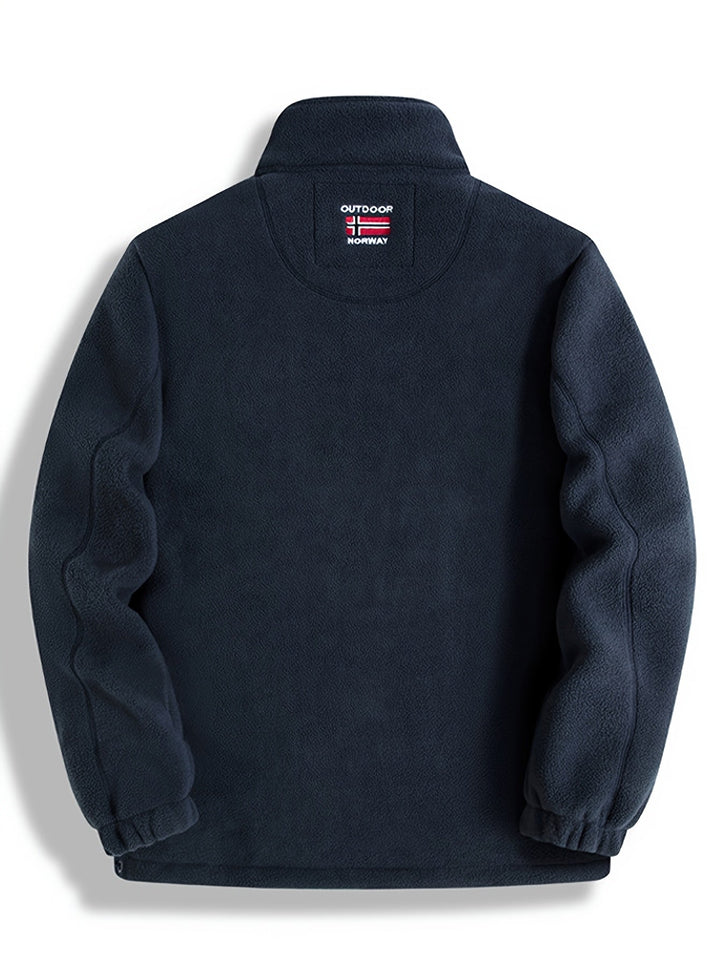 Classic Zip Jacket with Clean Outdoor Style for Men