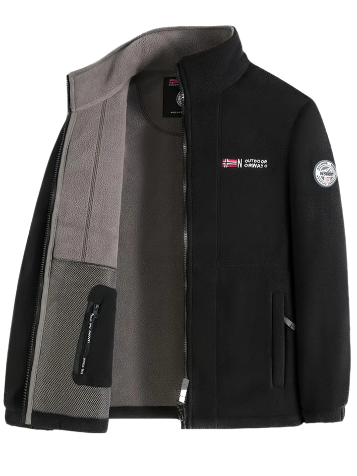 Classic Zip Jacket with Clean Outdoor Style for Men