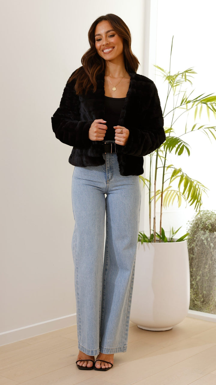 Cropped Evening Jacket with Textured Finish for Women