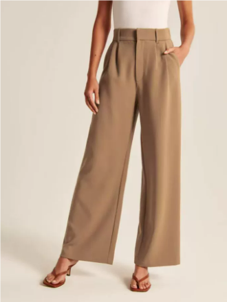 Women's casual high -coated pants | Wide leg 3