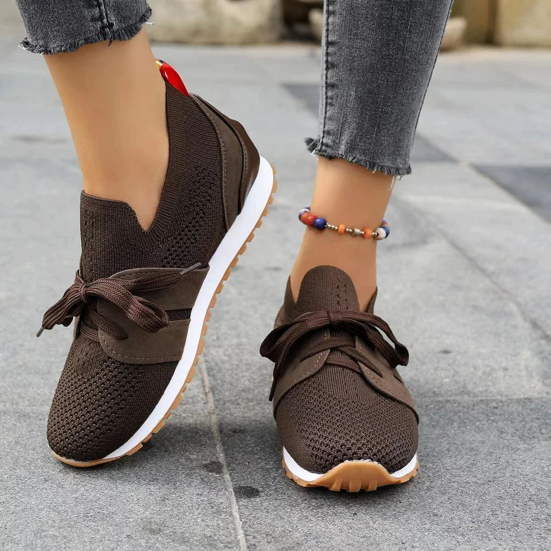 Women's mesh lace up shoes for orthopedic purposes 2