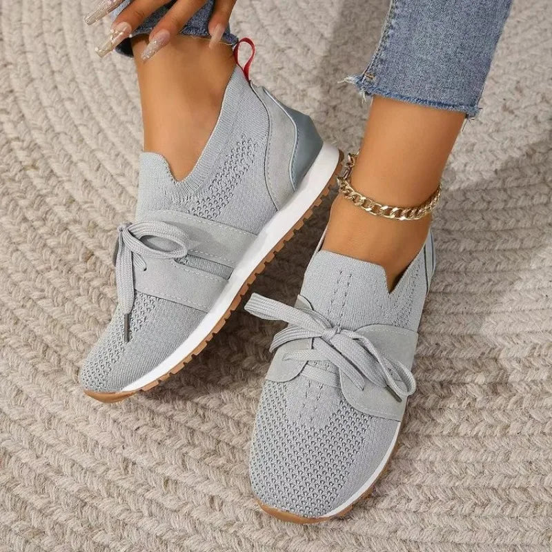 Women's mesh lace up shoes for orthopedic purposes 4