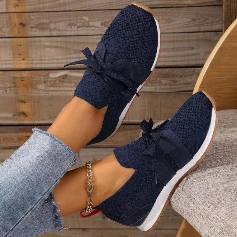 Women's mesh lace up shoes for orthopedic purposes 7