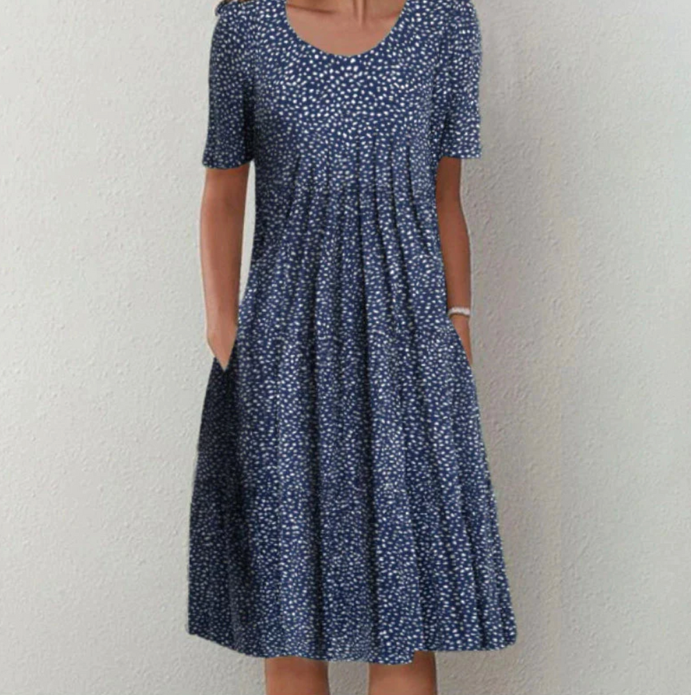Women's summer dress with pattern | Midi 1