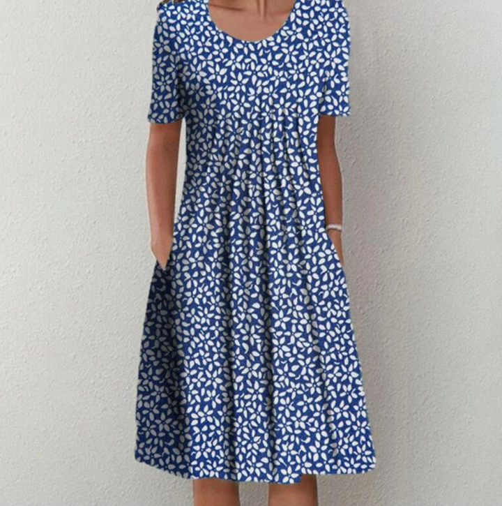 Women's summer dress with pattern | Midi 2