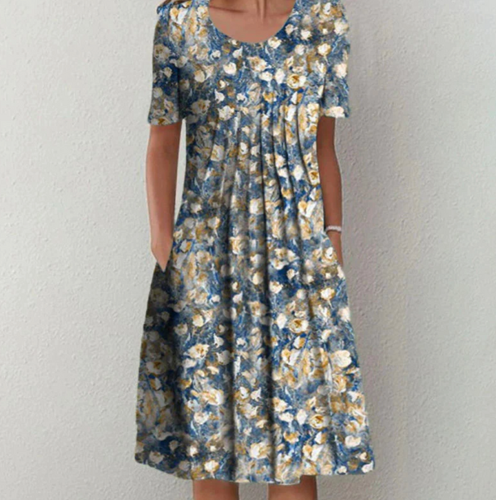 Women's summer dress with pattern | Midi 4