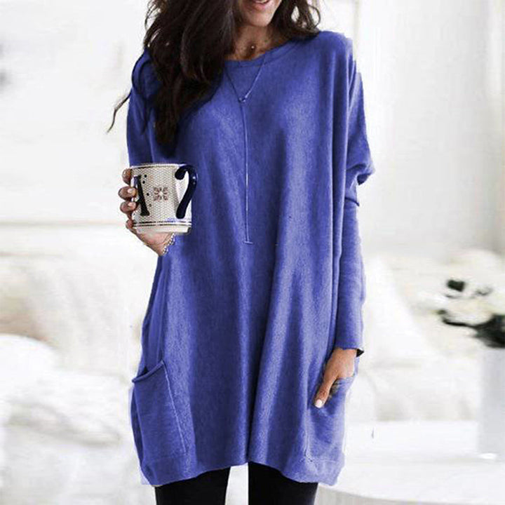 Women's sweater with bags 8