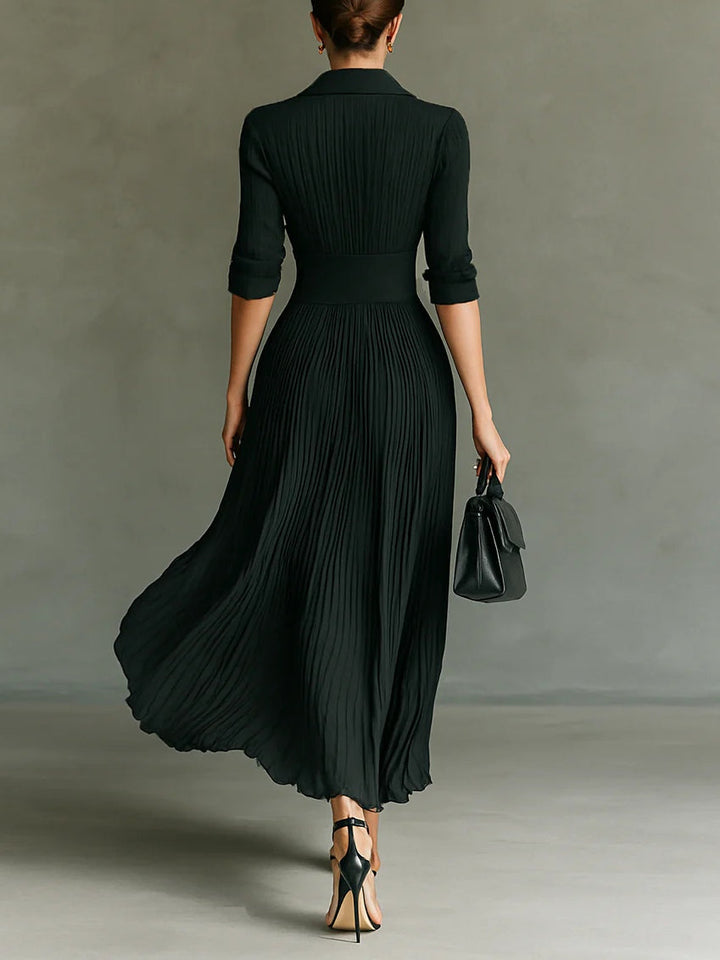 Women's Defined Waist Maxi Dress