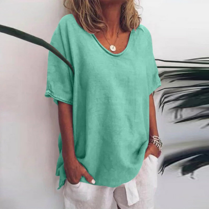Women’s Classic Blouse | Short Sleeves Casual Fit