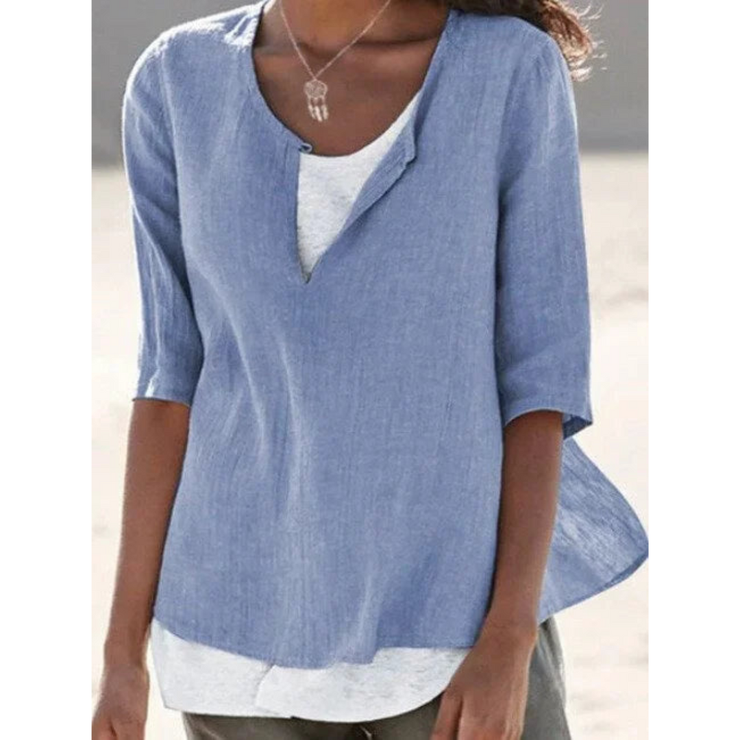 Women’s Summer Blouse | Layered Casual Style
