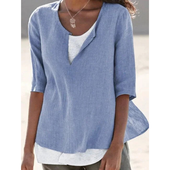 Women’s Summer Blouse | Layered Casual Style