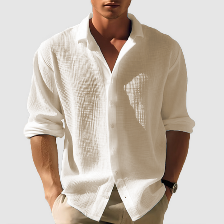Men’s Casual Button-Down Shirt | Long Sleeve