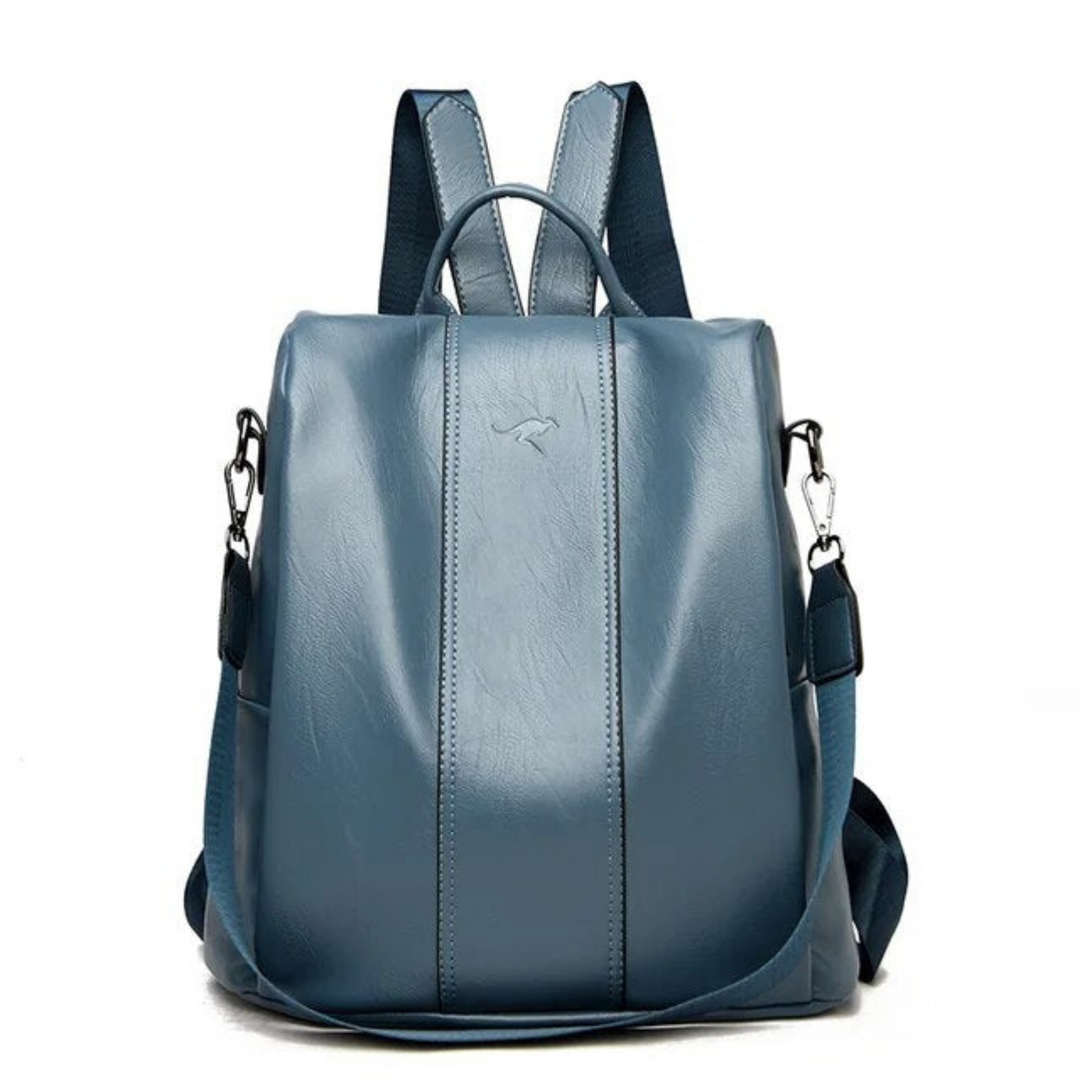 Women’s Anti-Theft Leather Backpack | Secure and Stylish Travel Bag