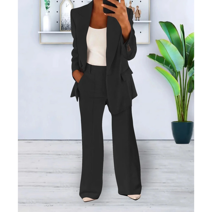 Women’s 2-Piece Suit | Elegant Slim Fit for Work and Formal Events