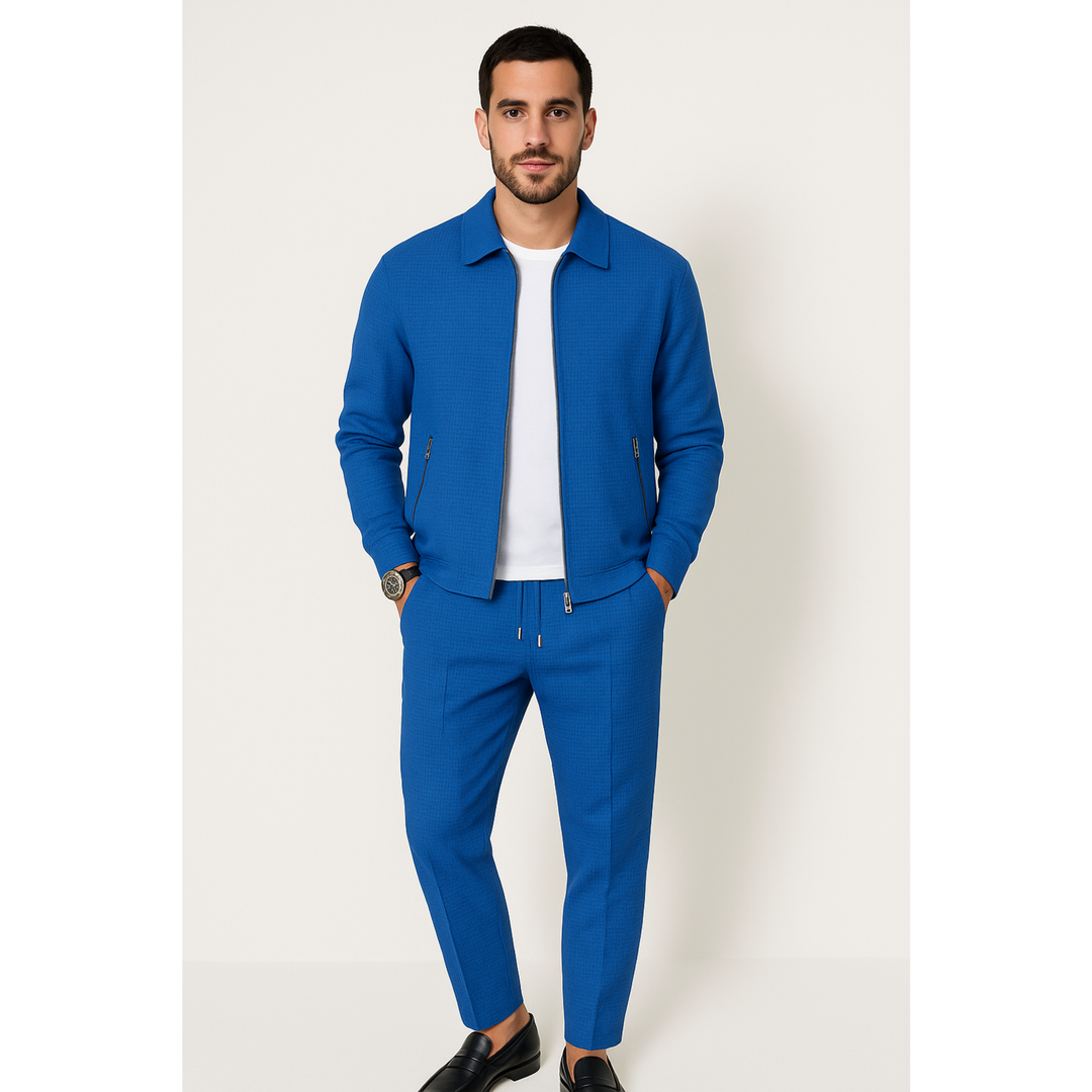 Men’s Two-Piece Lounge Set | Smart Casual Comfort