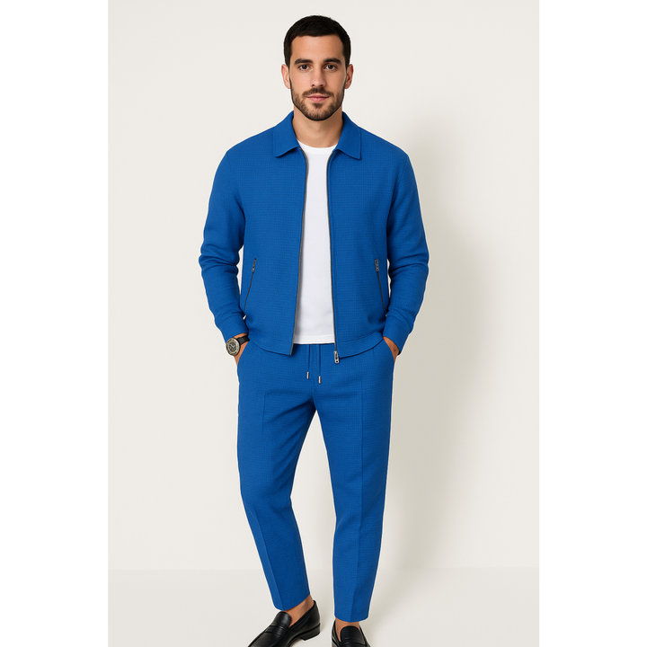 Men’s Two-Piece Lounge Set | Smart Casual Comfort