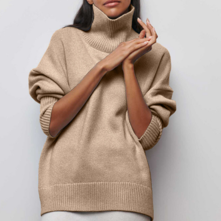 Women’s Turtleneck Sweater | Soft Knit | Winter