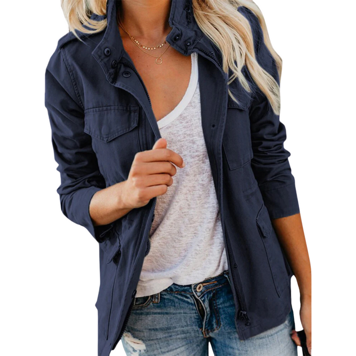 Women's Lightweight Jacket with Zipper | Slim Fit