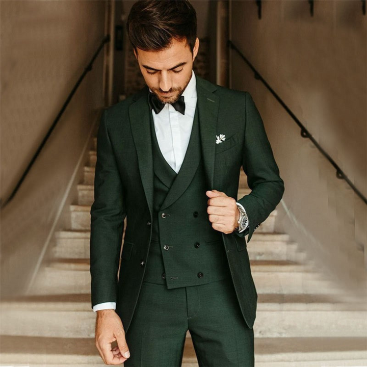Men's 3-Piece Formal Suit Set | Blazer, Vest and Trousers