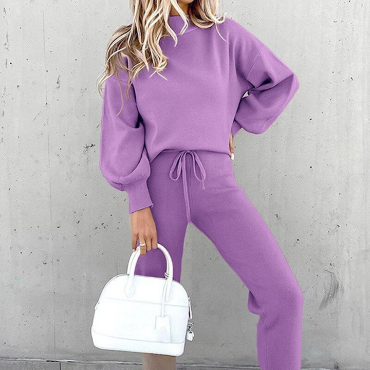 Women's Sweater and Pants Set | Two-Piece Knit Loungewear