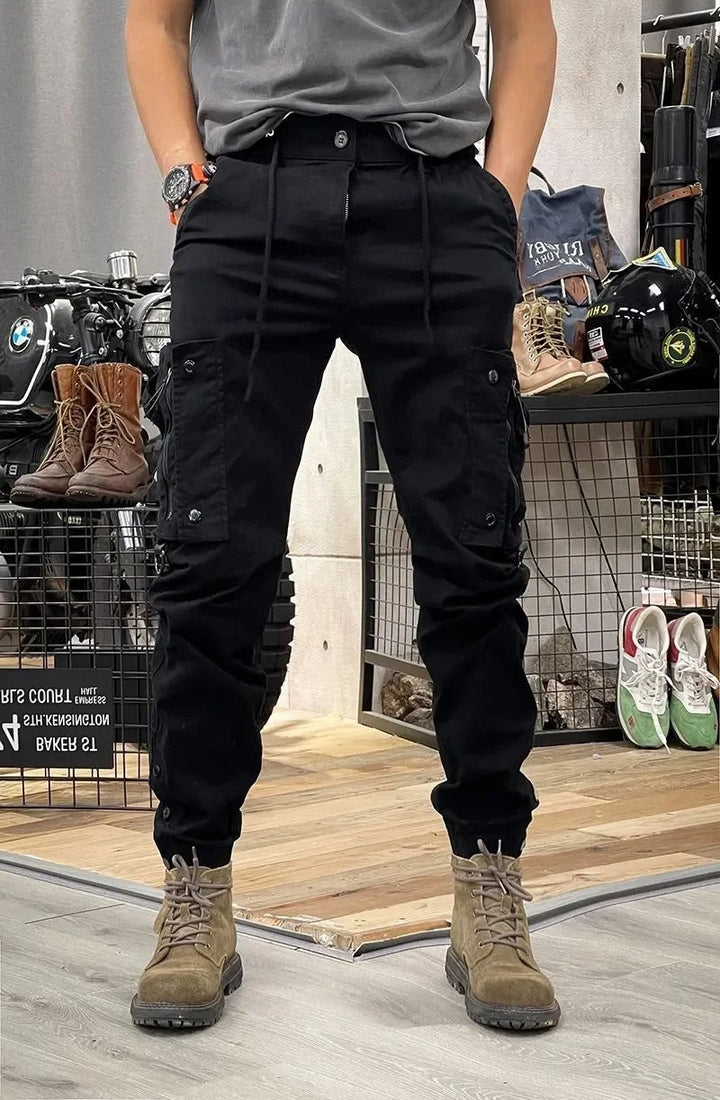Cargo Trousers with Pocket Options and Clean Cut for Men