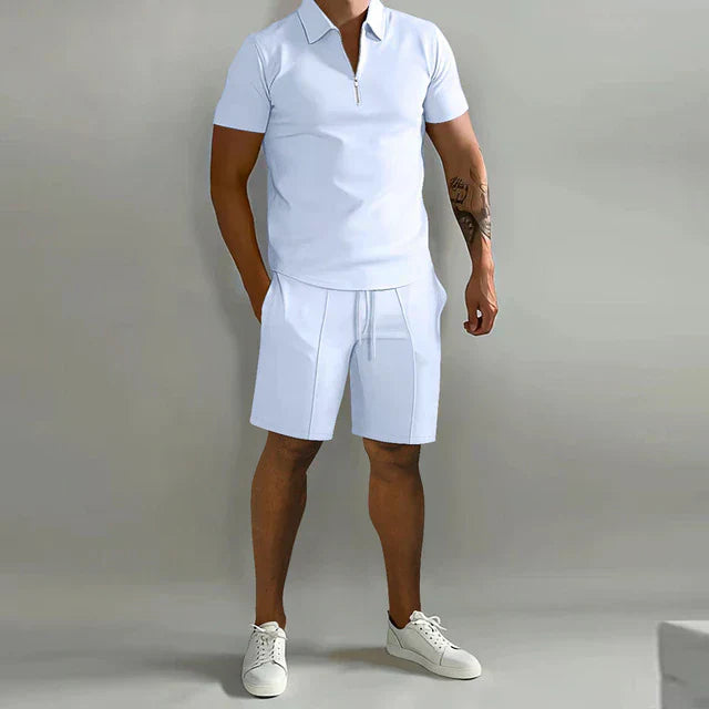Polo and Shorts Set for Men
