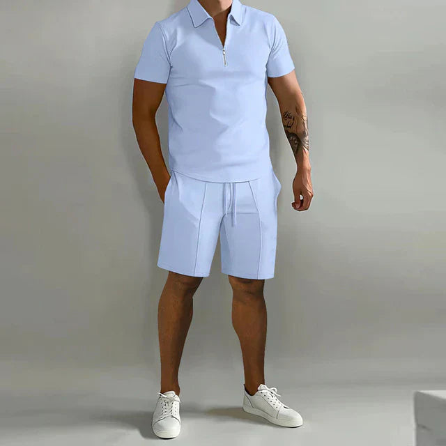 Polo and Shorts Set for Men