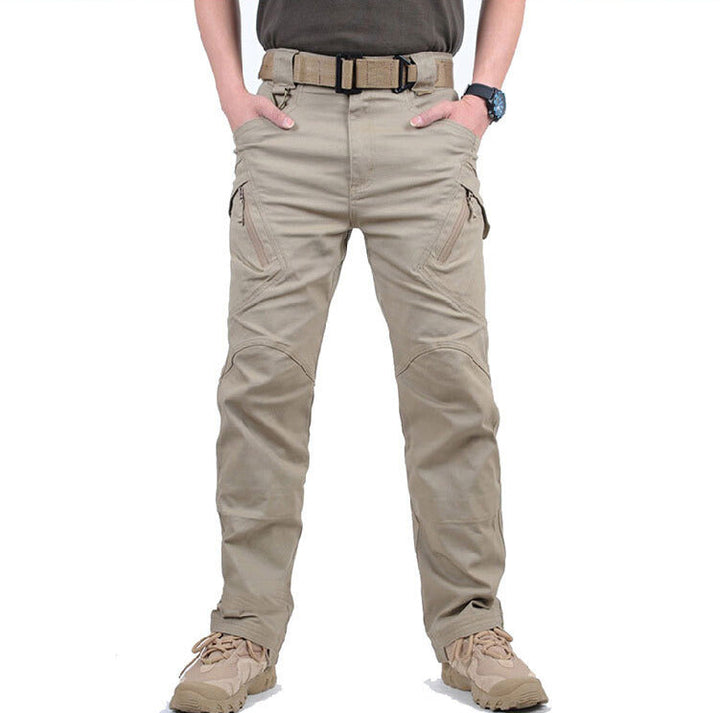 Outdoor Cargo Trousers with Flexible Design for Men