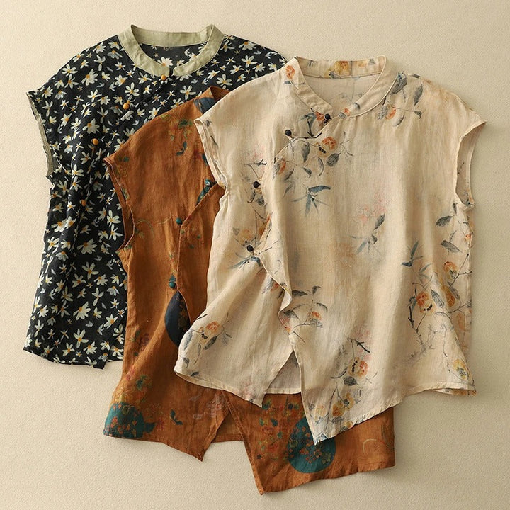 Women's Vintage Inspired Sleeveless Top