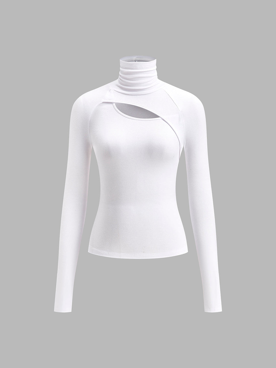 Women's Cutout Turtleneck Top