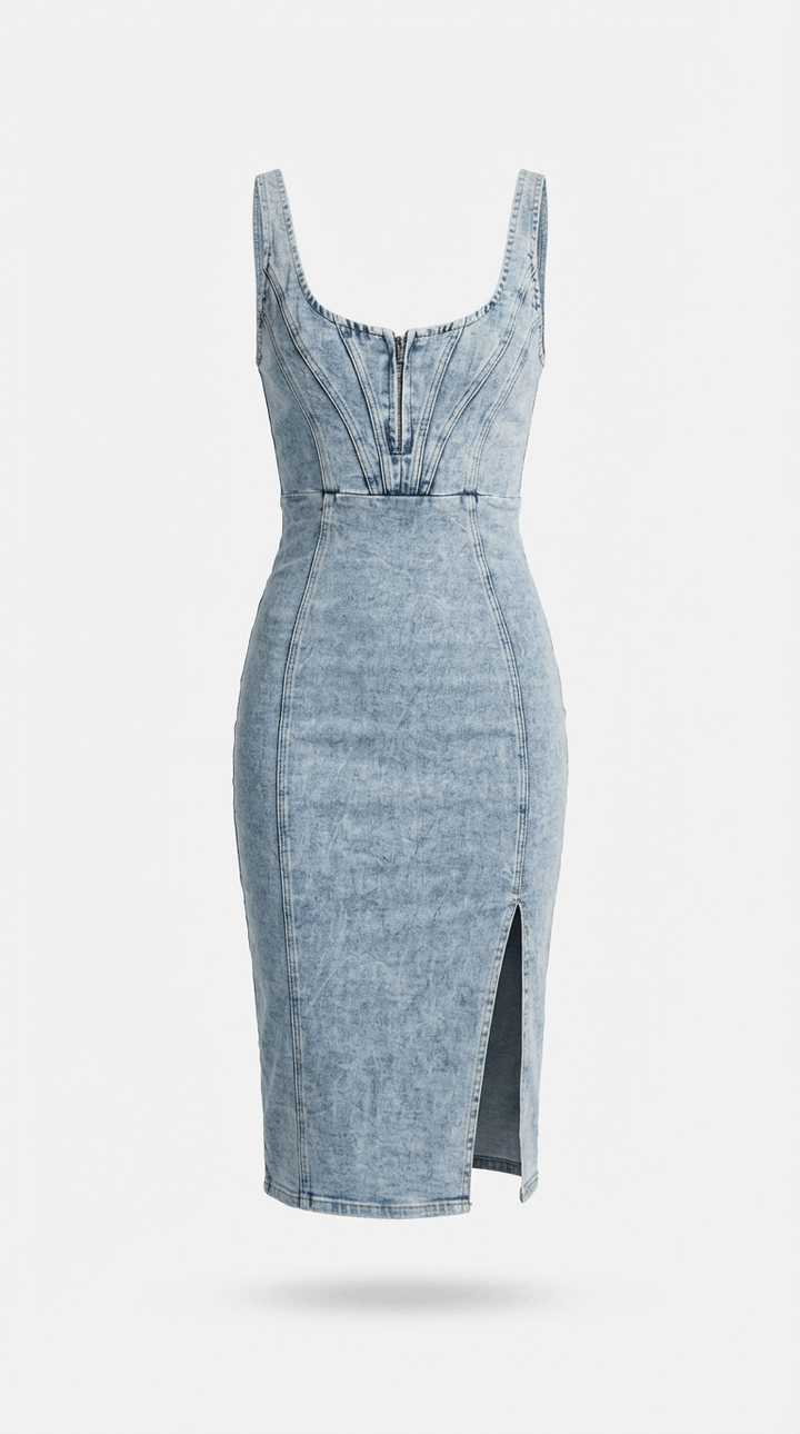 Structured Midi Dress for Women