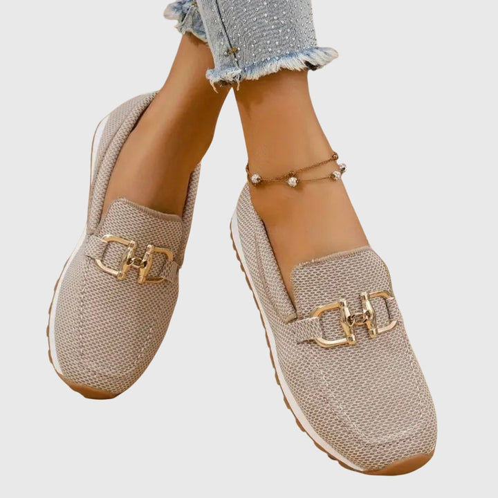 Lottie | Women's Mesh Loafers Slip On Casual Shoes