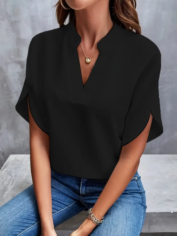 V Neck Blouse for Women