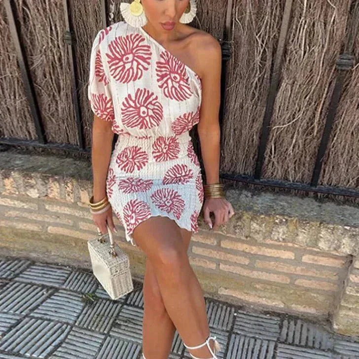 Women's Flowing Mini Dress for Weddings