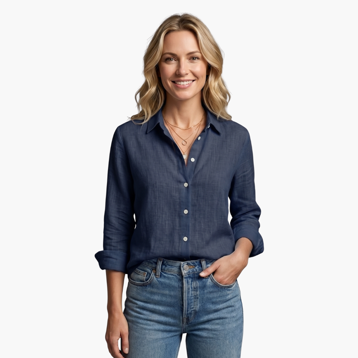 Women's Long Sleeve Button Down Shirt