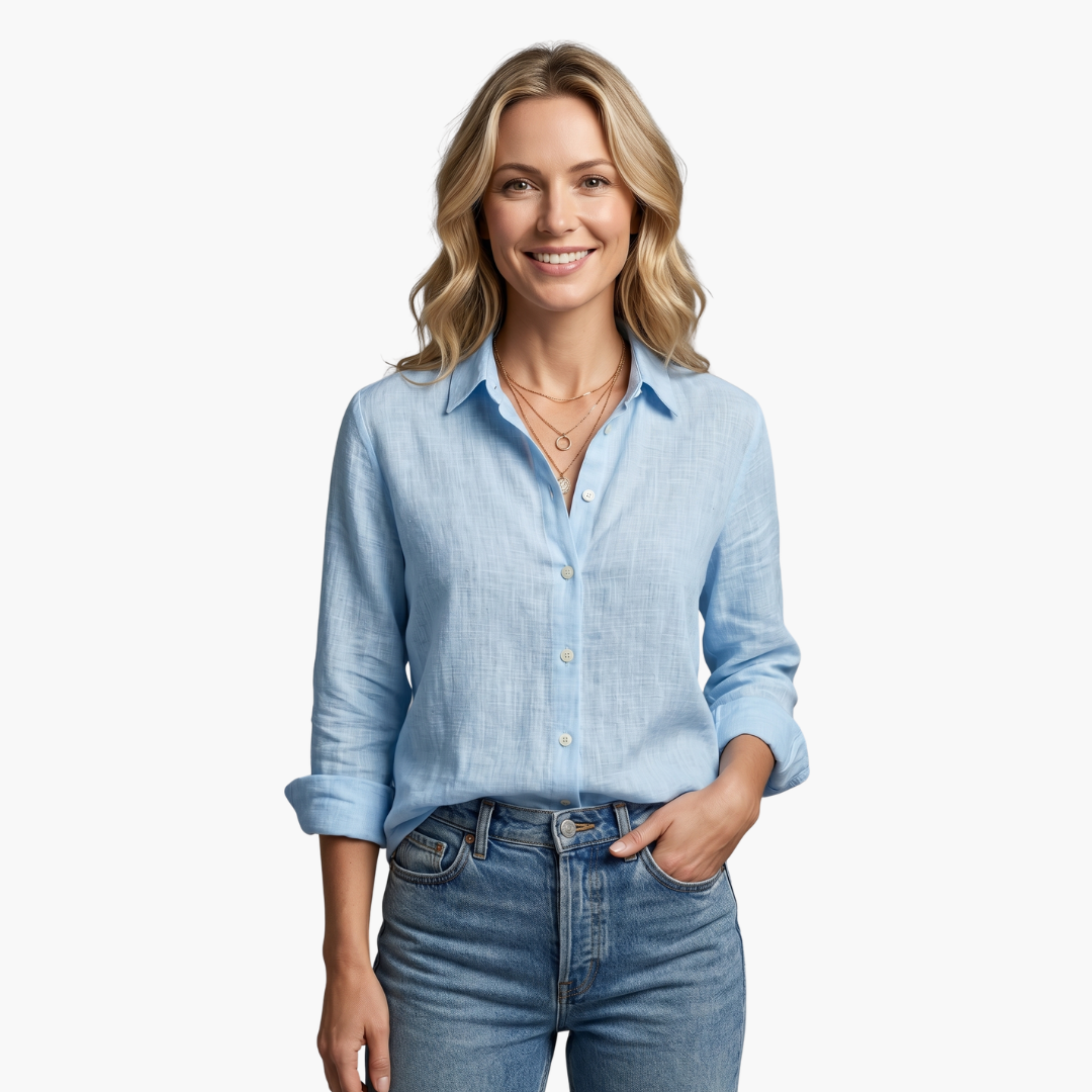 Women's Long Sleeve Button Down Shirt