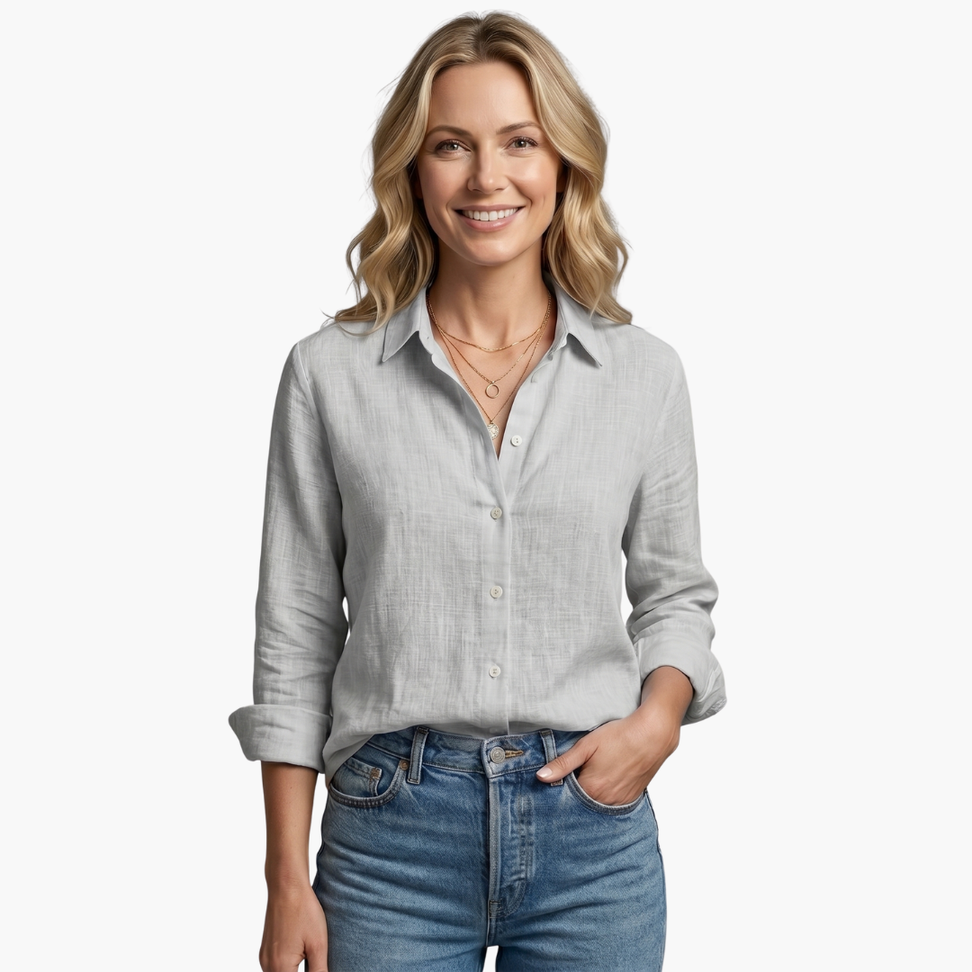 Women's Long Sleeve Button Down Shirt