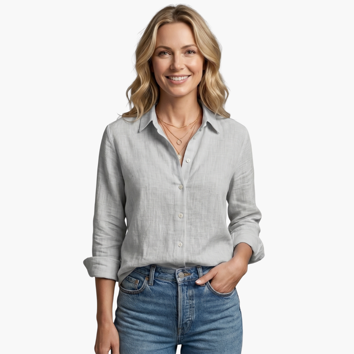 Women's Long Sleeve Button Down Shirt