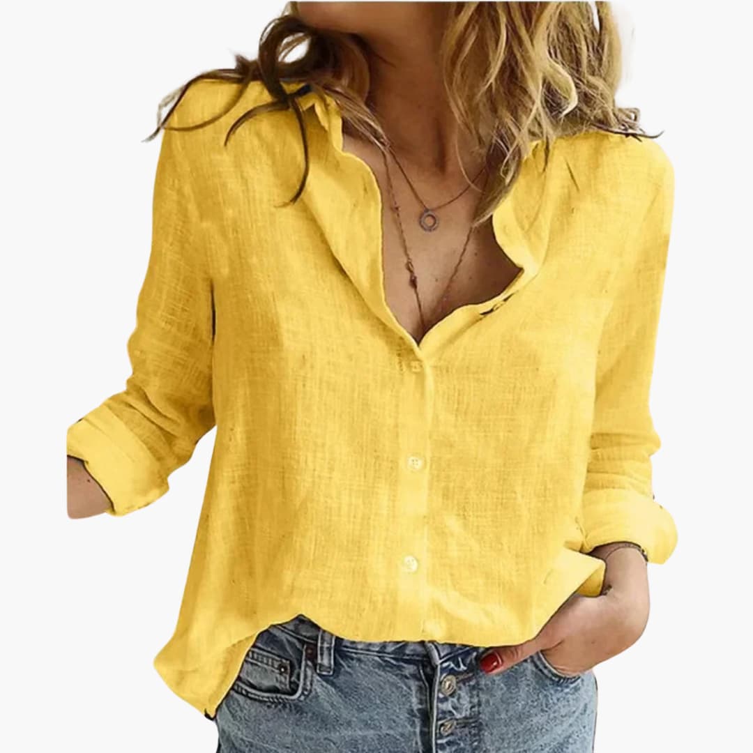 Women's Long Sleeve Button Down Shirt
