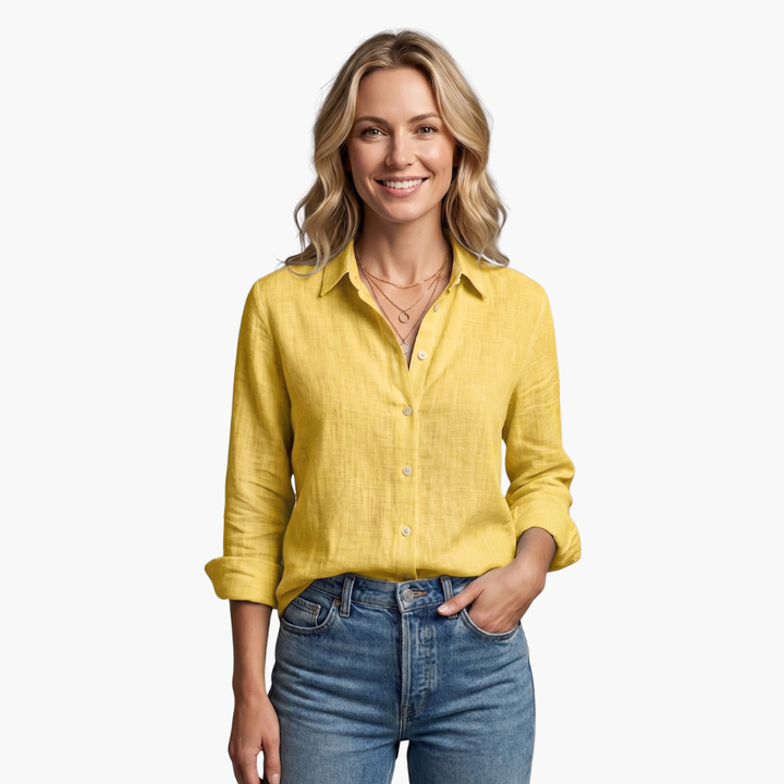 Women's Long Sleeve Button Down Shirt
