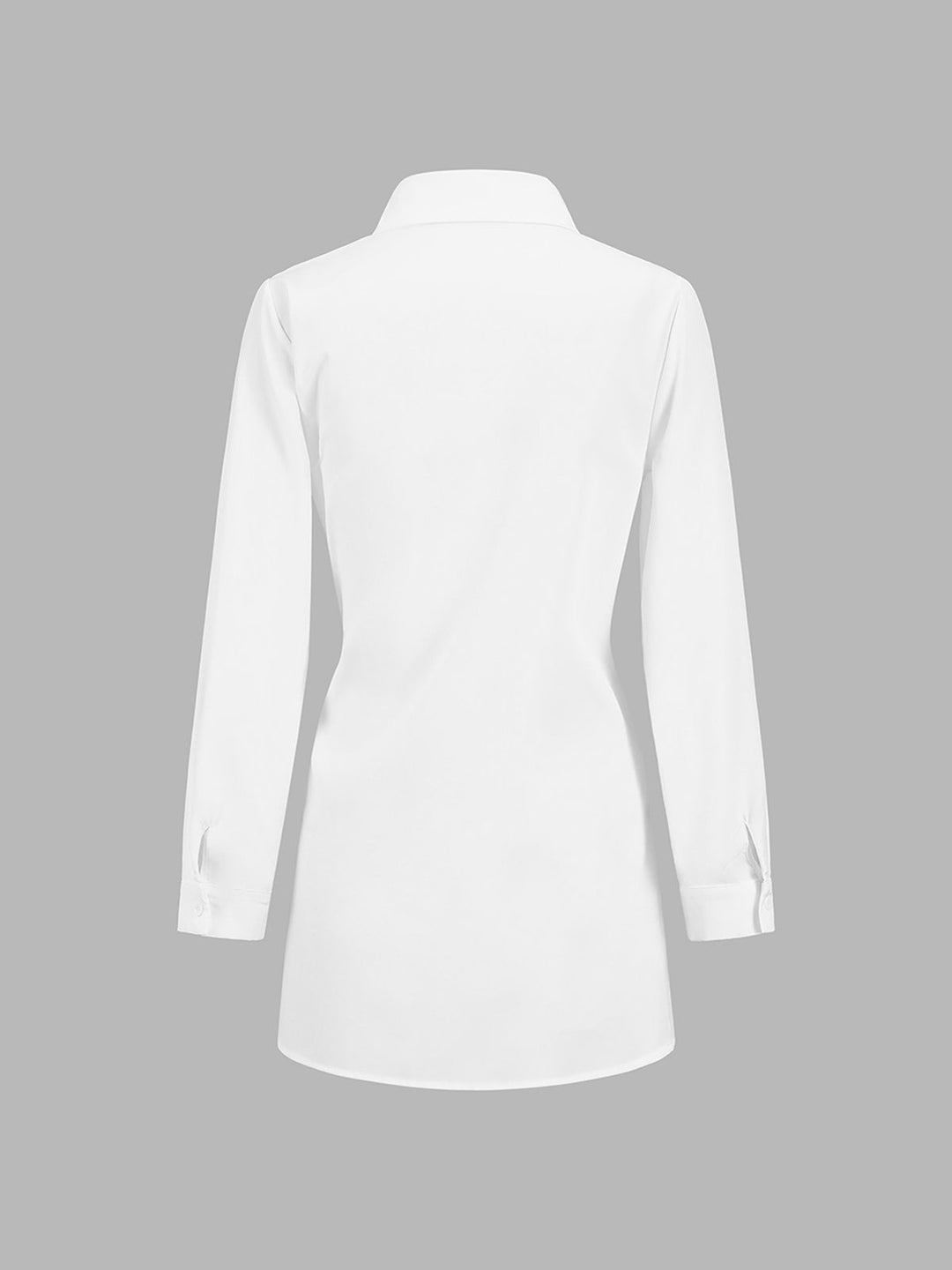 Women's Tie Waist Button Down Shirt