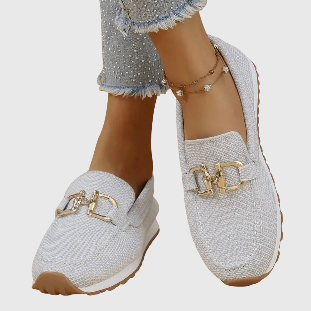 Lottie | Women's Mesh Loafers Slip On Casual Shoes