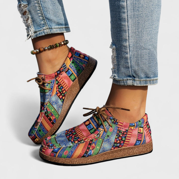 Eleanor | Women's Wide Fit Walking Sneakers Slip On