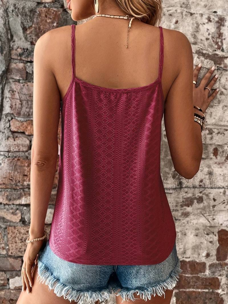 Women's Embroidered V-Neck Camisole