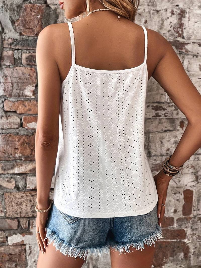 Women's Embroidered V-Neck Camisole