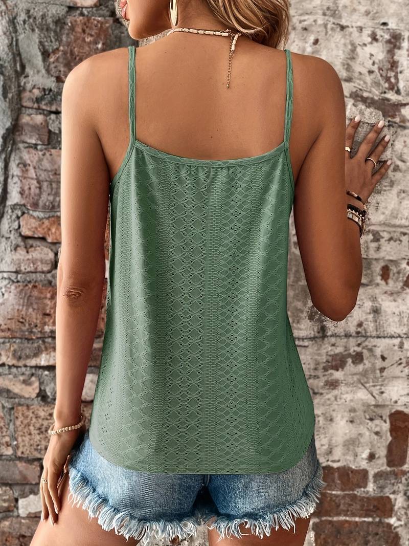 Women's Embroidered V-Neck Camisole