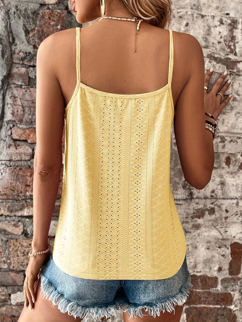 Women's Embroidered V-Neck Camisole