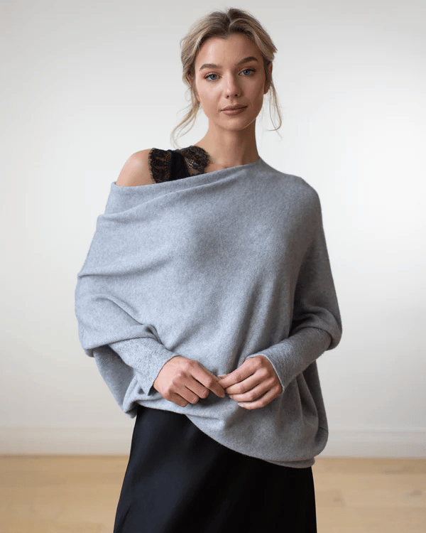 Women's Off Shoulder Long Sleeve Sweater