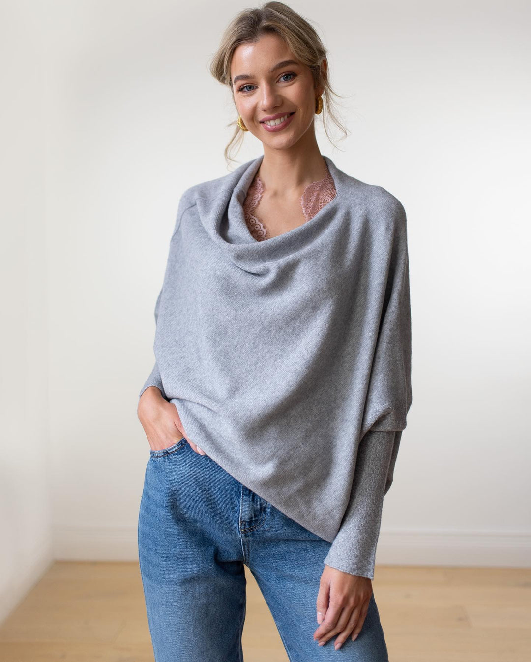 Women's Off Shoulder Long Sleeve Sweater